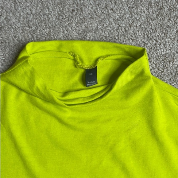 ASOS Vibrant Yellow Mock Turtleneck Sweater - Picture 3 of 5